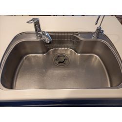 築20年越えの分譲マンションキッチン天板とシンク研摩コーティングの画像1