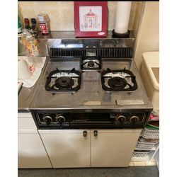 ガスキャビネットからビルトインコンロへ交換の画像1