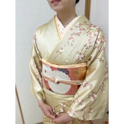 七五三撮影　三歳結び帯　訪問着の画像3