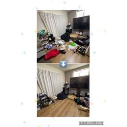 片付けのbefore after『子供部屋』『リビング』の画像3