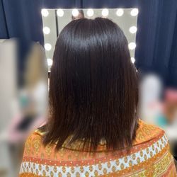 参列ヘアセット/ボブのアレンジの画像1
