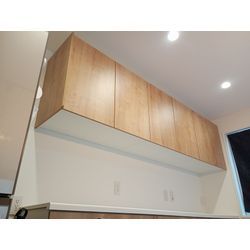糟屋郡　カップボード吊戸棚の設置の画像3