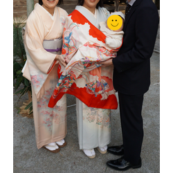お宮参りに着物の画像1