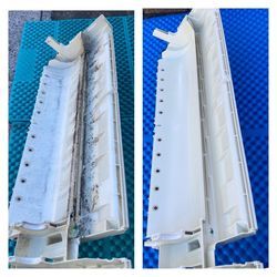 可児市　日立しろくまくん（RAS-A22Z）　2010年製を完全分解洗浄いたしました。の画像1