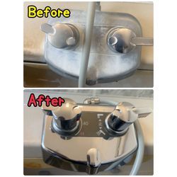 【石鹸汚れもここまでキレイ！！浴室クリーニング✨】の画像3