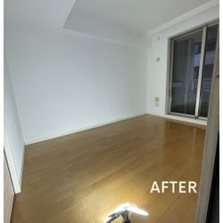 東京都　板橋区　マンション空室物件　6畳間　壁紙コーティング施工の画像2