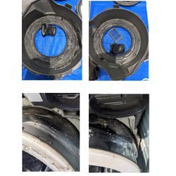 ドラム式洗濯機クリーニング　　パナソニック　ＮＡ－ＶＸシリーズ　ヒートポンプユニット分解洗浄の画像3