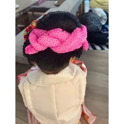 可愛いいな　3歳七五三(新日本髪風)の画像1