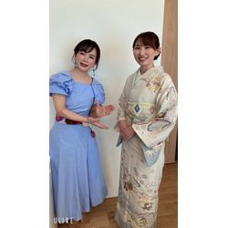 お宮参り訪問着着付&自然なウェーブ＋トップにボリューム低めシニヨンで上品に✨「派手すぎず美しく」を意識してお作りしましたの画像1