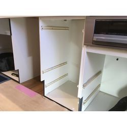 リンナイ　フロントオープンRSW-F403Cの設置ですの画像2