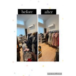 片付けのbefore after『衣装部屋』の画像1