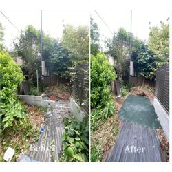 川越市で通路を快適に！ブロック解体で歩きやすいお庭への画像1