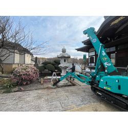 千葉県柏市　春日灯籠移動の画像2