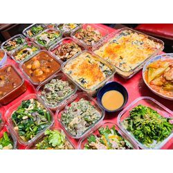 菜の花の辛子酢味噌和え🥬ホタテのグラタンの画像1