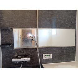 お風呂の多機能換気扇洗浄・鏡親水施工の画像1