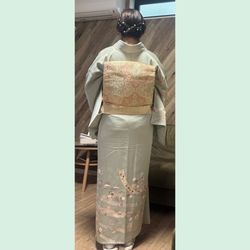 【訪問着・袋帯】【編み込みまとめ髪アレンジ】5/17 お宮参りのお着付けと簡単ヘアアレンジをいたしましたの画像2