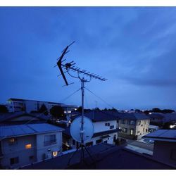 茨城県かすみがうら市Y様地デジ、BSアンテナ修理の画像1