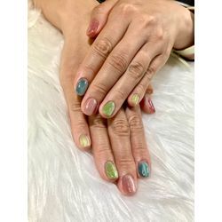 マグネットネイル虹カラー🩷の画像1