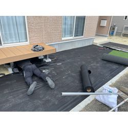 人工芝施工の裏側をご紹介！の画像2