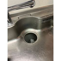 台所排水トラップ水漏れ補修の画像2