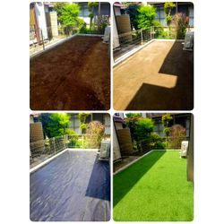 人工芝施工の画像1