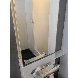 東京都調布市 浴室クリーニング 鏡のコーティングの画像2