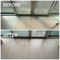 【フローリング補修／施工事例】クッションフロアのカビ補修／神戸市東灘区の画像1