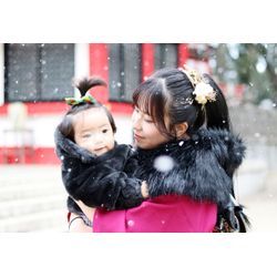 雪の成人式撮影と新しいレンズの画像1