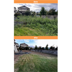 【上尾市】売地除草作業　2025年9月30日の画像1