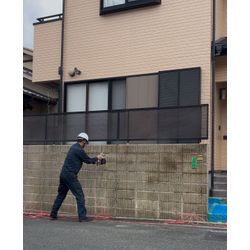 擁壁ブロック塀塗装！の画像2