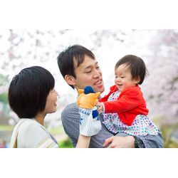 神奈川県秦野市平沢にある秦野市中央運動公園での🌸桜1stBirthday家族写真の撮影の画像3