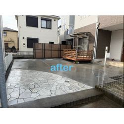 毎年の草むしりから解放！防草対策＋アプローチ工事事例の画像2