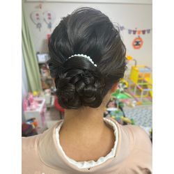 3姉妹　お宮参り(お任せまとめ髪)の画像2