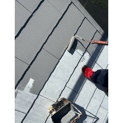 コロニアル屋根の遮熱塗装！の画像2