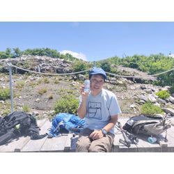 真夏の屋外撮影の画像1