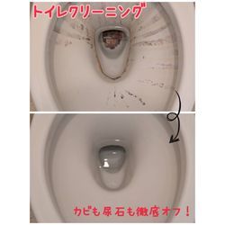 【カビ＆尿石の汚れコンボも徹底オフ！トイレクリーニング✨】の画像1
