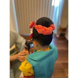 三歳のお嬢様とお母様の画像1