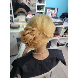 浴衣サイドアップヘアの画像1