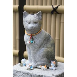 猫像「ミケさん」の画像1