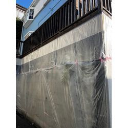 横浜市戸塚区にてウッドデッキ・木製フェンスの塗装を行いました！の画像2