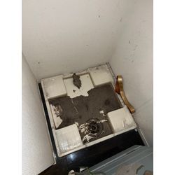 草加市　洗濯機排水口詰まり除去！の画像1