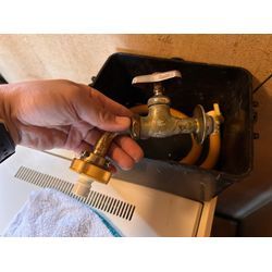 洗濯機止水栓交換の画像1