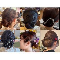 お着物に合わせたシニョン🇯🇵ヘアセット②👘の画像2