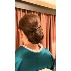 26/2/7 パーティご出席　ロング　シニヨンの画像3