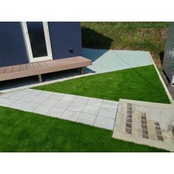 ✨お庭を一瞬でおしゃれに！人工芝・砂利・アプローチ施工✨の画像1