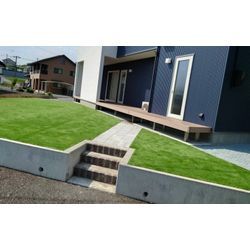 ✨お庭を一瞬でおしゃれに！人工芝・砂利・アプローチ施工✨の画像2