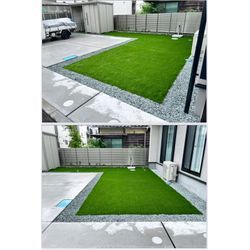 人工芝でスッキリ快適なお庭に！の画像1