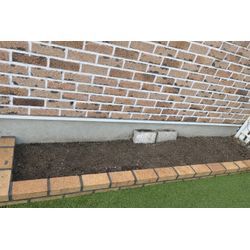 レンガ施工で境界をきれいに✨の画像1