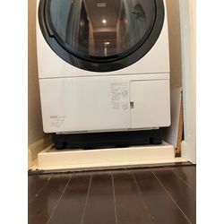 新座市　ドラム式洗濯機　かさ上げ台設置！の画像1