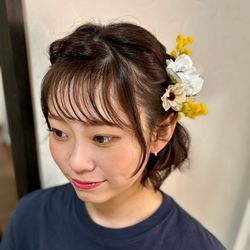 浴衣ヘアセットの画像2